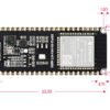 Dimensions de la carte ESP32-S3-WROOM-1