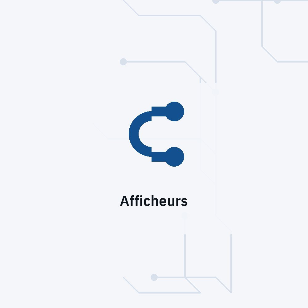 Illustration Componon de la catégorie « Afficheurs » — aucune photo disponible pour Afficheur OLED 0,96 pouce 128x64 I2C